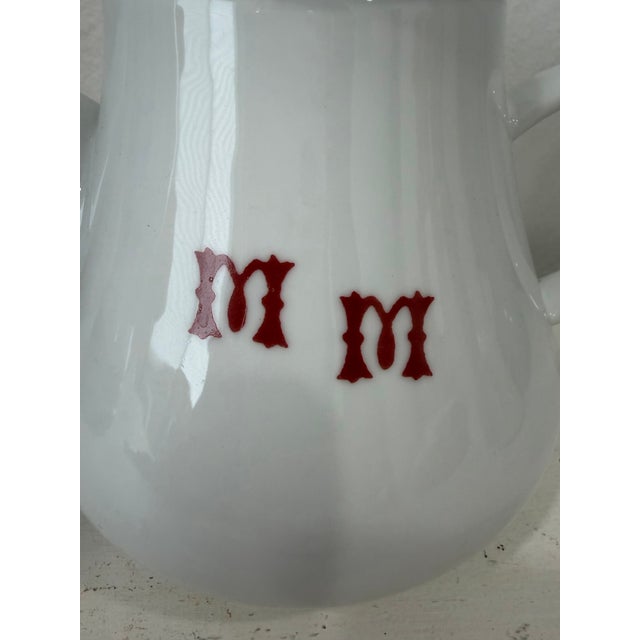 Mid 20th Century Monogrammed Teapot For Sale - Image 4 of 6