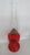 Mid-Century Modern Pa Risdon Usa Large Homesteader Oil Lamp Red Glass With Brass Eagle Burner 4887b For Sale - Image 3 of 15