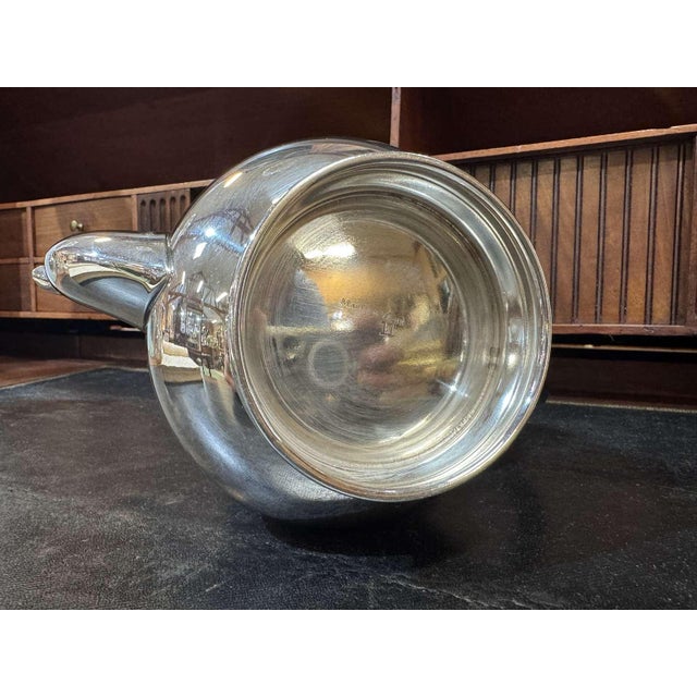Silver Vintage English Silver-Plated Tea and Coffee Service by Mappin & Webb, 1930s, Set of 3 For Sale - Image 8 of 10