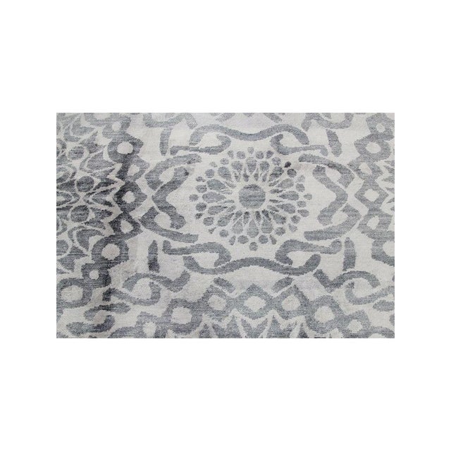 1990s Handwoven Contemporary Area Rug 8x10 For Sale - Image 11 of 12