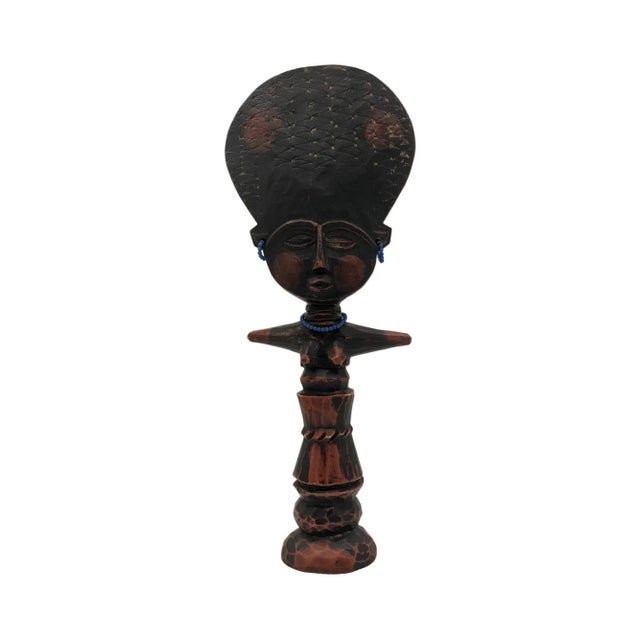 Early 20th Century Ashanti Ghana Fertility Doll 20th Century For Sale - Image 5 of 5