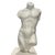 7' Tall Renaissance Style Male Bust Faux Marble Sculpture on Pedestal For Sale In Los Angeles - Image 6 of 8