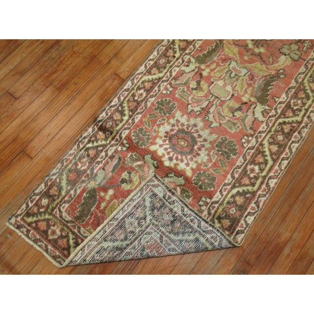 Late 19th Century Vintage Persian Mahal Runner - 2'6" x 11'3" For Sale - Image 5 of 6