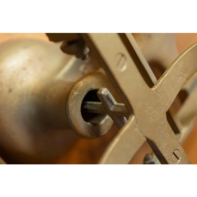 English Brass Scale with Deep Weighing Pan from the 20th Century For Sale - Image 9 of 9