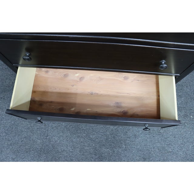 Bassett Furniture Cherry Tall Dresser For Sale - Image 11 of 11