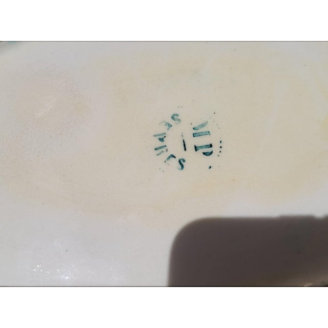 Blue 19th Century Porcelain Bowl by Paul Millet for Sèvres, France For Sale - Image 8 of 9