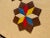 Mid 20th Century Mid-Century Modern German Painted Wood Star Coasters- a Pair For Sale - Image 5 of 9