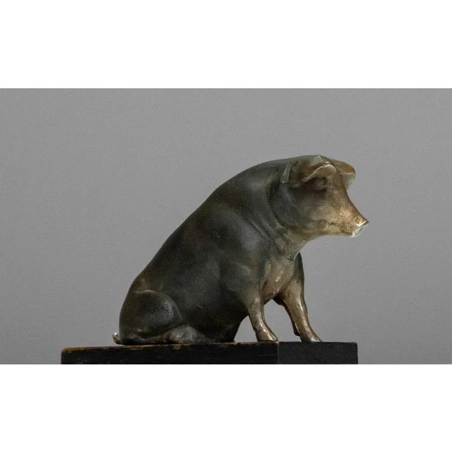 Wood Swedish Piggy Bank or Money Box from Olof W. Nilsson, 1930s For Sale - Image 7 of 9