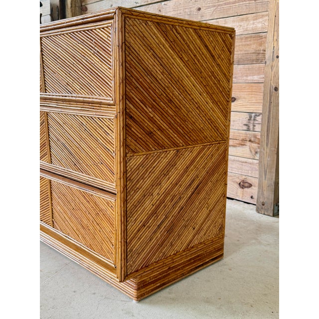 Sometimes it’s the smallest details that make the biggest statement. This vintage three-drawer chest features an eye-...