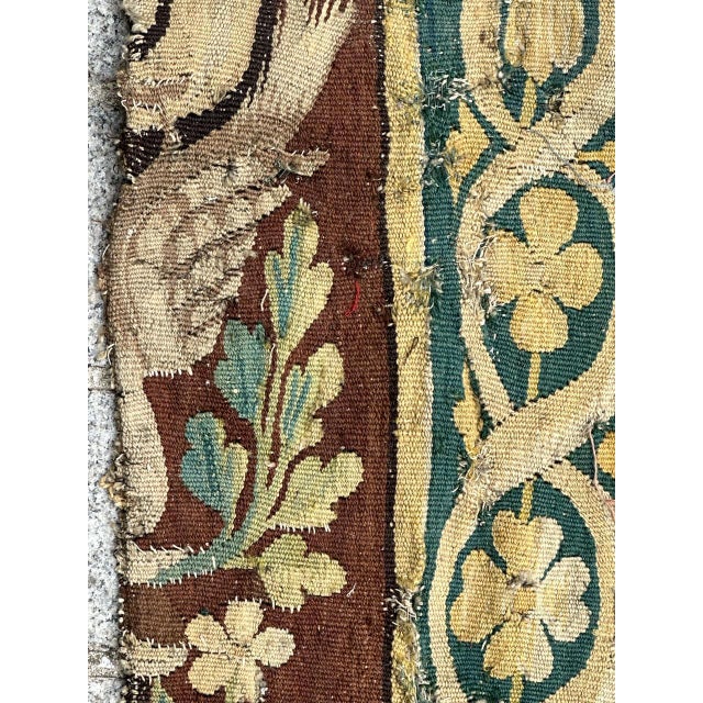 Antique French Aubusson Tapestry For Sale - Image 13 of 18