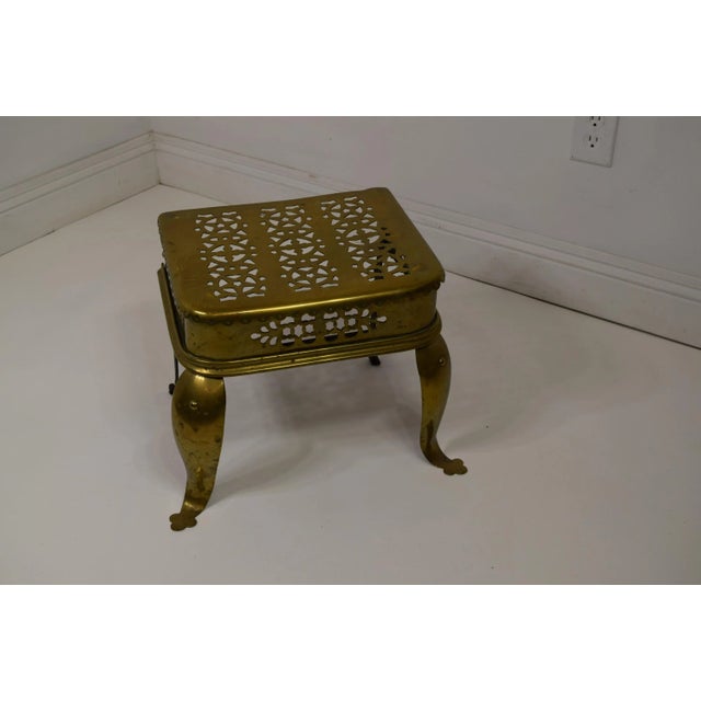 Brass Mid-19th Century Victorian Brass & Iron Footman For Sale - Image 8 of 9