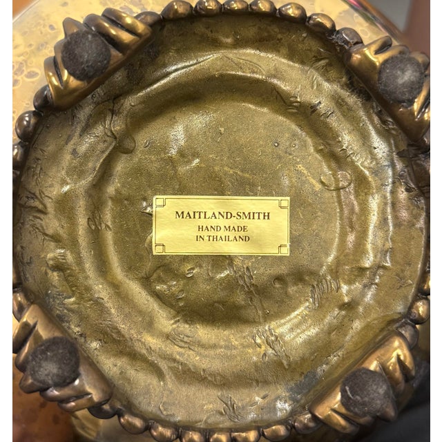 Vintage Maitland-Smith Lidded Ginger Jar For Sale In West Palm - Image 6 of 7