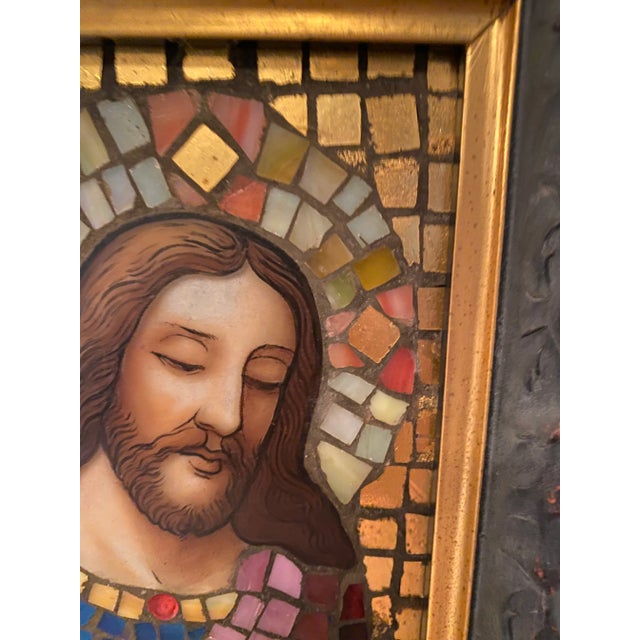 Antique Mosaic Religious Icon Chairish