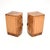 Mid-Century Modern Art Deco Walnut Bedside Cabinets, 1930s, Set of 2 For Sale - Image 3 of 12