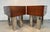 Vintage Modern Walnut and Metal Office End Tables For Sale - Image 4 of 15