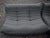 Refurbished 5-piece togo sofa set – grey microfiber pre-owned, independently refurbished and professionally reupholstered...