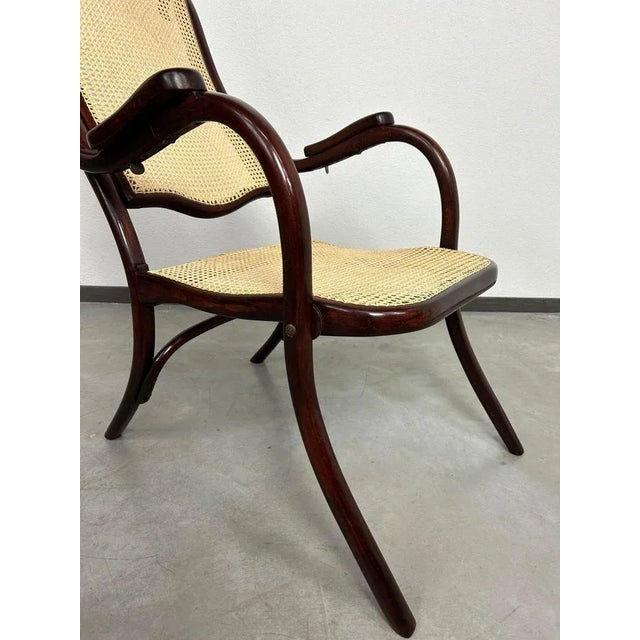 Antique Folding Easy Chair from Thonet, 1890s For Sale - Image 5 of 14