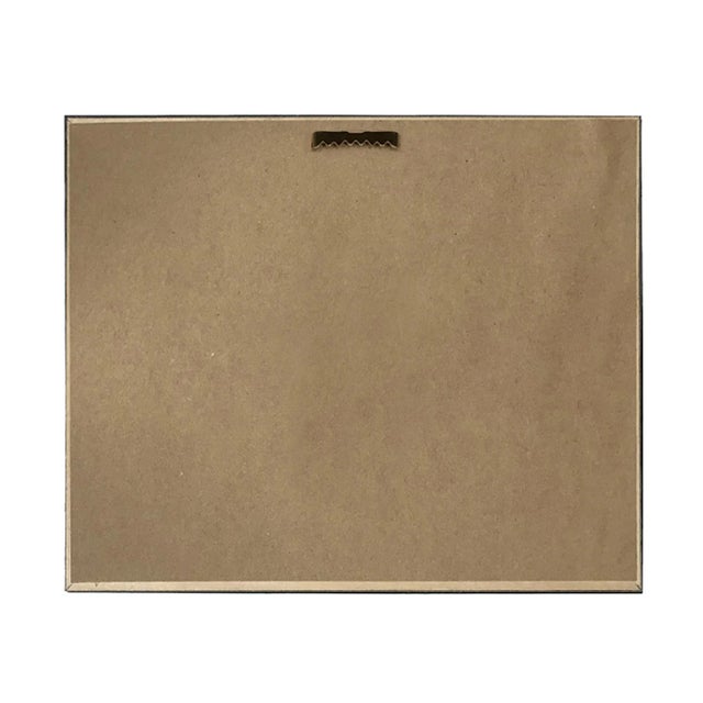 "Harvest Moon" Country Landscape Reproduction Print on Canvas, Framed 16x13 For Sale - Image 4 of 5