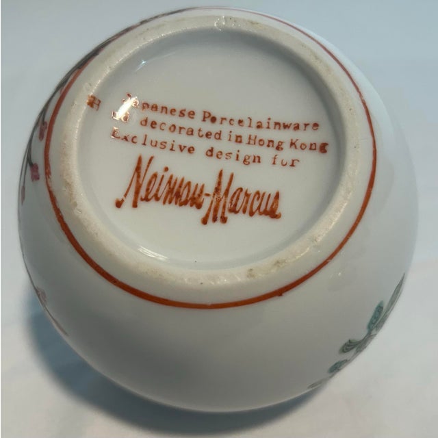 Mid Century Modern Neiman Marcus Porcelain Ginger Jars For Sale - Image 9 of 9
