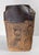 Mid 20th Century Mid-Century Modern Rustic Faux Bois Style Pottery Vase, Signed For Sale - Image 5 of 11