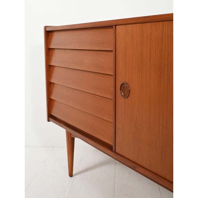 Brown Vintage Sideboard in Teak, 1960s For Sale - Image 8 of 13