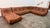 Modern Set of 5 Togo Sofa in Cognac Leather by Michel Ducaroy for Ligne Roset, 1970s For Sale - Image 3 of 5