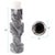 Gray Modern Clarinda Marble Candle Holder- Tall For Sale - Image 8 of 9