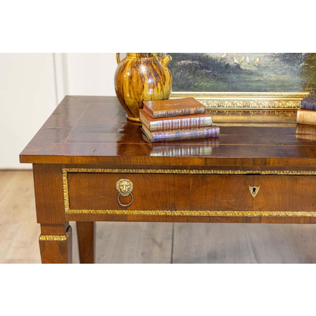 19th Century Italian Empire Desk For Sale In Atlanta - Image 6 of 16