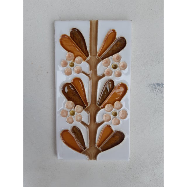 Brown Ceramic Tile by Roger Capron For Sale - Image 8 of 8