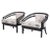 Animal Skin 1950s Open Frame Lounge Chairs- A Pair For Sale - Image 7 of 7
