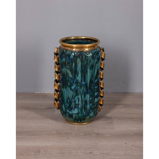 Large Vintage Ceramic Vase, Italy, 1960s For Sale - Image 3 of 13