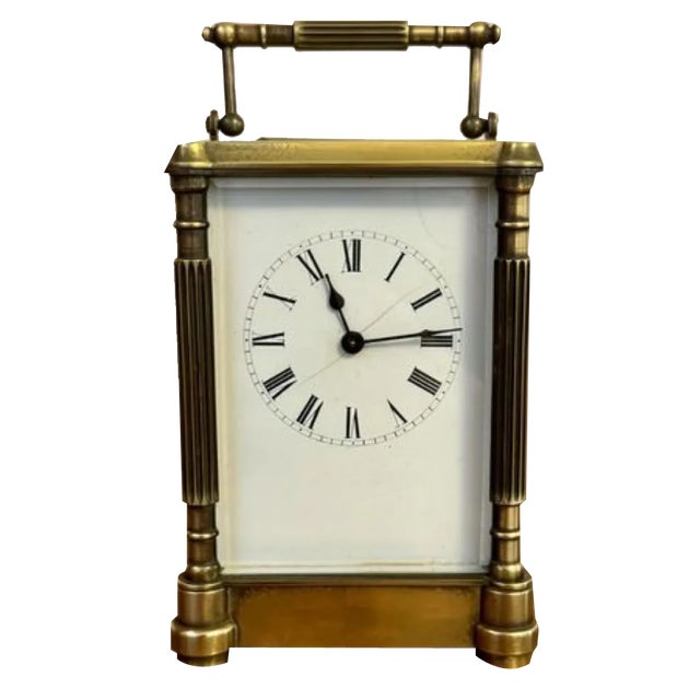 Antique Victorian Brass Carriage Clock, 1860 For Sale