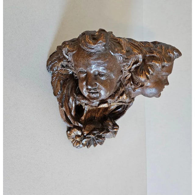 18th Century German Baroque Period Architectural Carved Putti Corbel For Sale In Dallas - Image 6 of 12