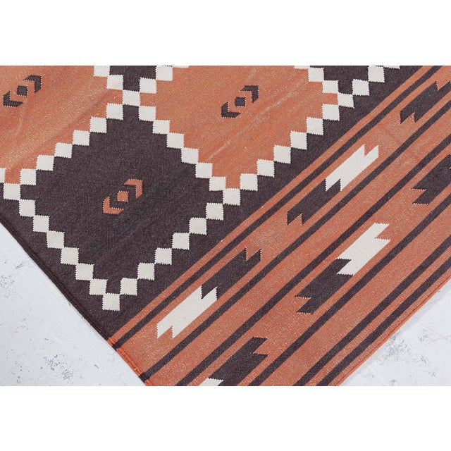 Modern Indian Dhurrie Rug by Doris Leslie Blau For Sale - Image 4 of 7