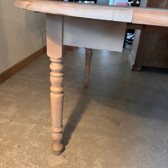 Round Table with Extensions For Sale - Image 9 of 10