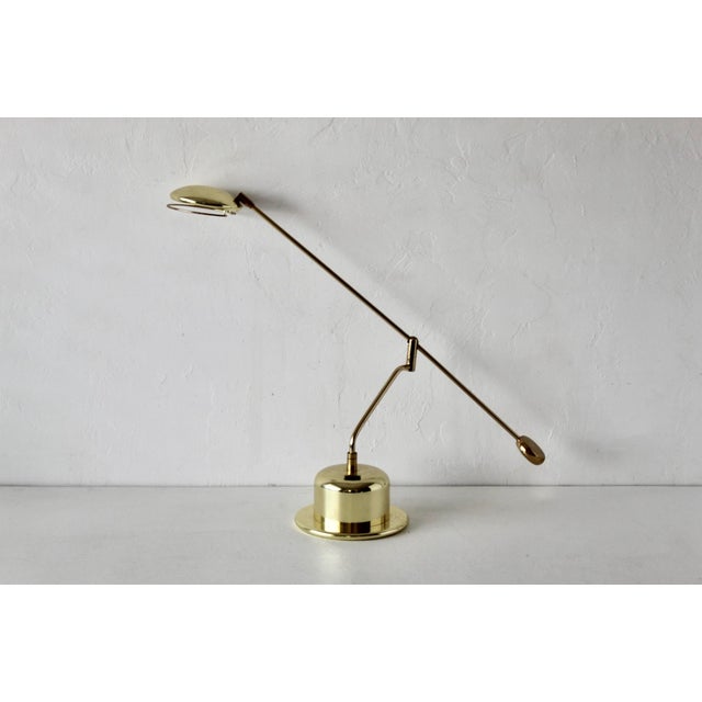 Bankamp Leuchten G Style Large Brass Metal Swing Arm Table Light Vintage For Sale - Image 17 of 18