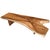 Single slab reclaimed suar wood with beautiful natural contrasting grain. Shown with a modern minimalist base. Own an...