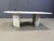 White Vintage White Marble Coffee Table, 1970s For Sale - Image 8 of 12