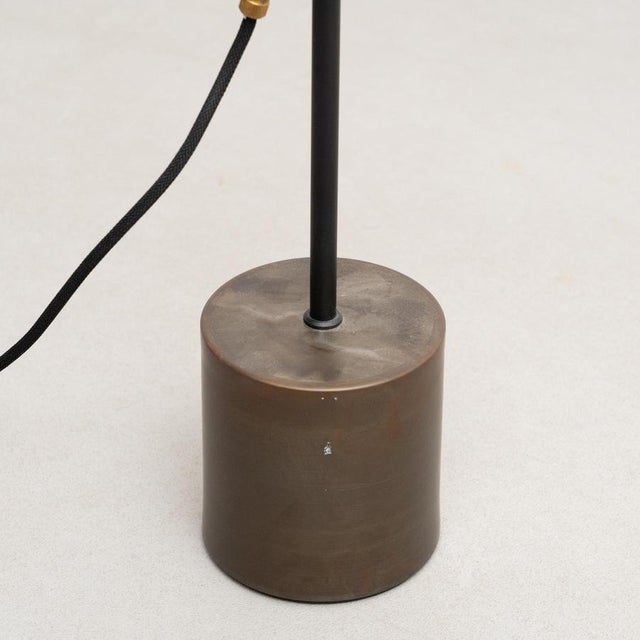 Matte Black and Raw Brass 1417-8 Knekt Lamp from Konsthantverk For Sale - Image 14 of 17