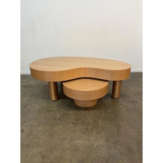 XL Version Kidney Two-Tiered Coffee - 2 Pieces For Sale - Image 12 of 13