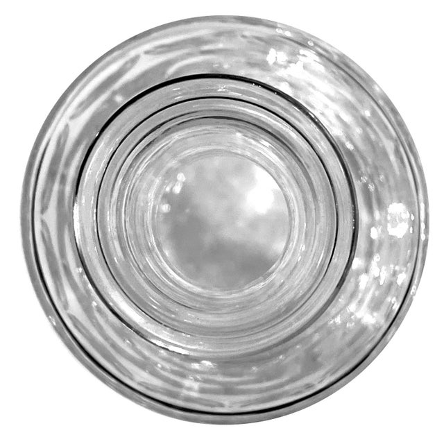 Glass Mid 20th Century Mid-Century Modern Cut Lead Crystal Decanter For Sale - Image 7 of 10