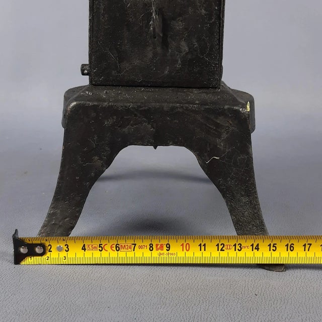 Antique Cast Iron and Brass Hand-Crank Rotisserie, Early 1900s For Sale - Image 10 of 12