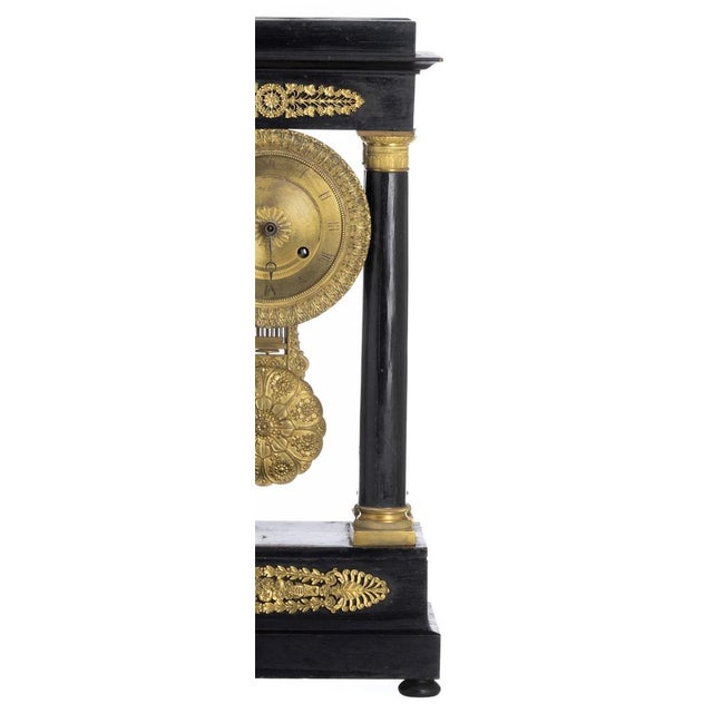 Napoleon III Portico Clock, 19th Century For Sale - Image 4 of 8
