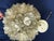 Neoclassical Vintage 18" Capiz Shell Lotus Flower Chandelier For Sale - Image 3 of 5