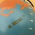 Blue 1950s Mid-Century Modern Large 20” A. J. Nystrom Metal Activity Globe For Sale - Image 8 of 12