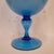 Vintage Italian Opal Blue Crystal Vase, 1970s For Sale - Image 16 of 18