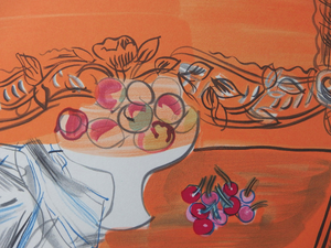 Raoul Dufy, Nature morte aux fruits, Lithograph