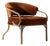 Mid-Century John Van Koert Troy Sunshade Cymbal Gold Aluminum Lounge Armchair, Attributed For Sale