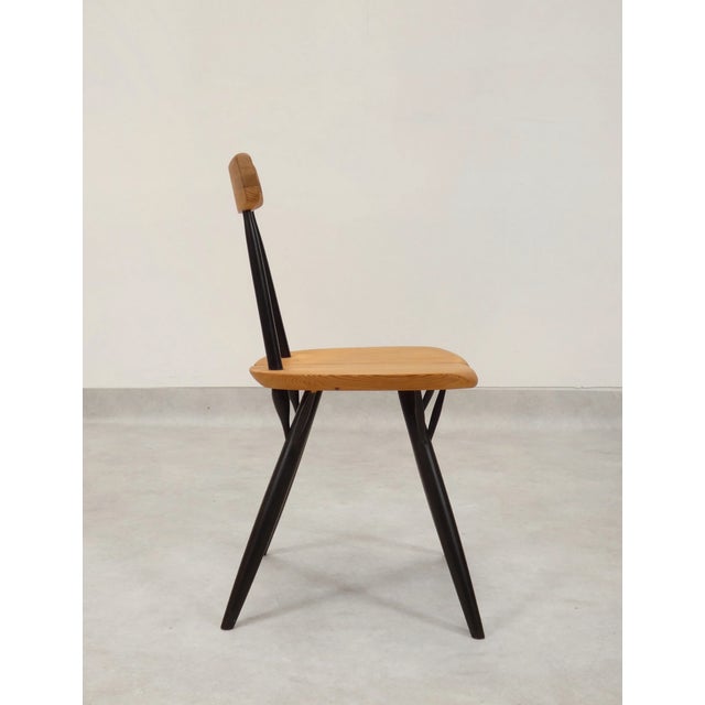 Pirkka Dining Table and Chairs by Ilmari Tapiovaara for Laakan Puu, Finland, 1970s, Set of 5 For Sale - Image 16 of 18
