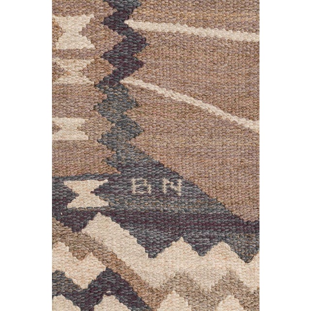 Strålblomman Grå Rug by Barbro Nilsson, 1952 For Sale - Image 6 of 9